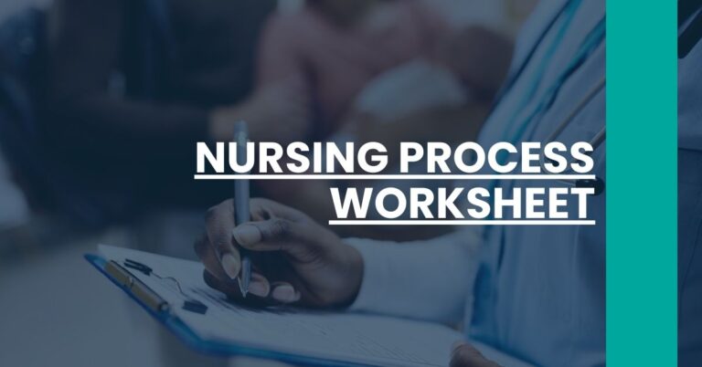 Nursing Process Worksheet Feature Image